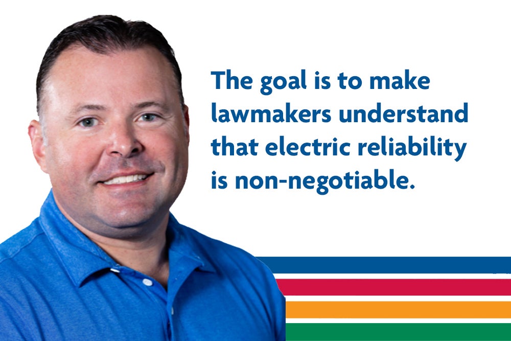 CEO Chris Parr regarding federal legislature