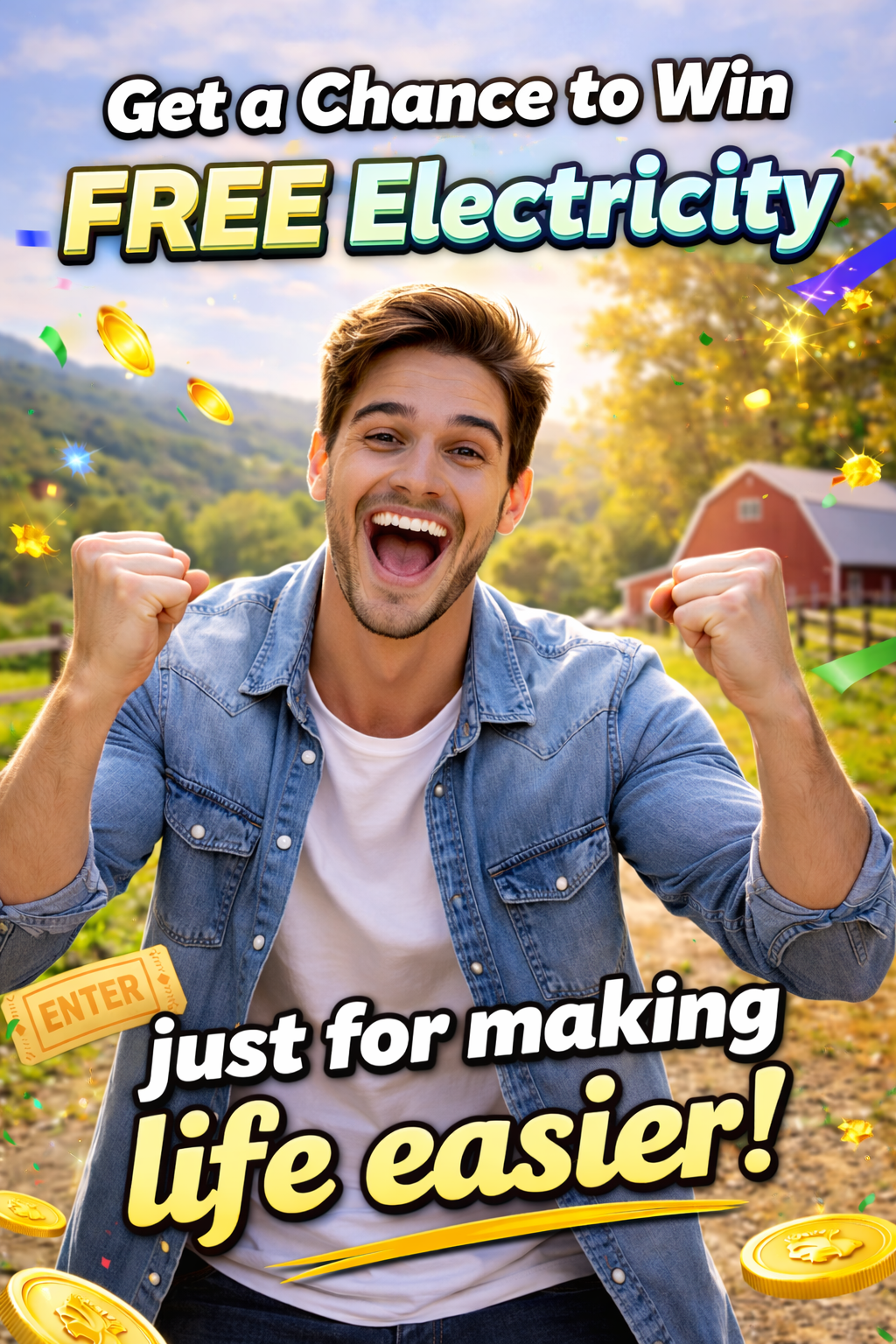 man celebrating a win