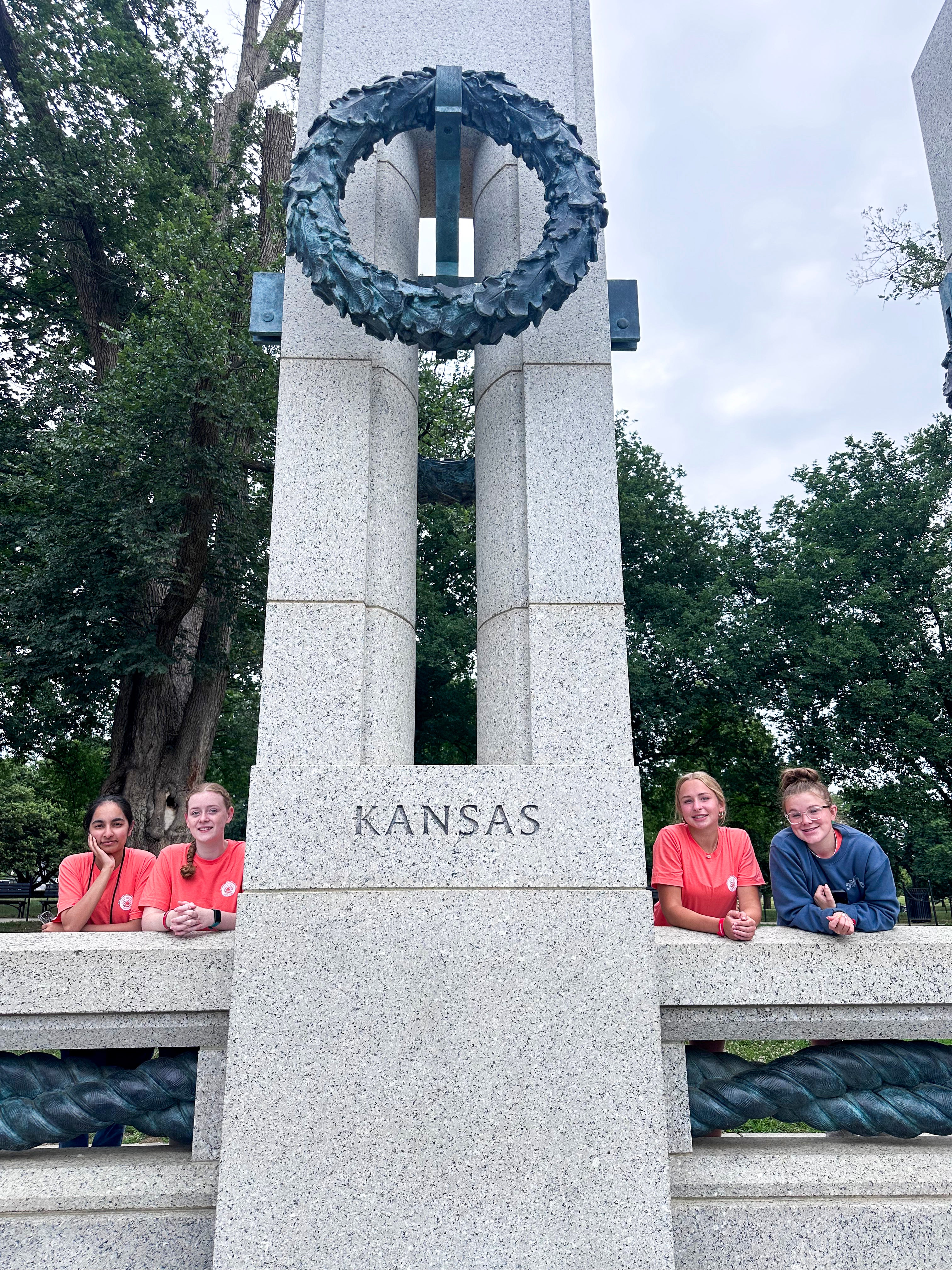 KS Pillar of the WW2 Memorial in DC