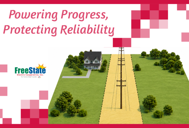 Utility easement illustration